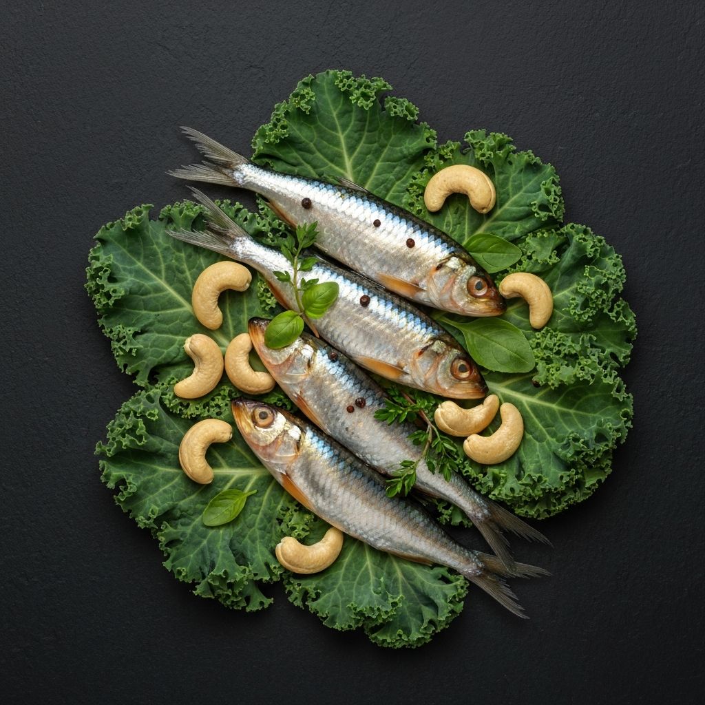 Premium natural nutrition products display